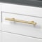 Gliderite Hardware 5-1/16 in. Center to Center Satin Gold Solid Steel Bar Pull - 5002-128-SG 5002-128-SG-1 - alternate 4